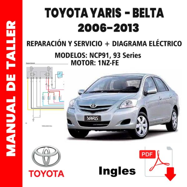 Manual De Taller Toyota Yaris Y Belta 2006 al 2013