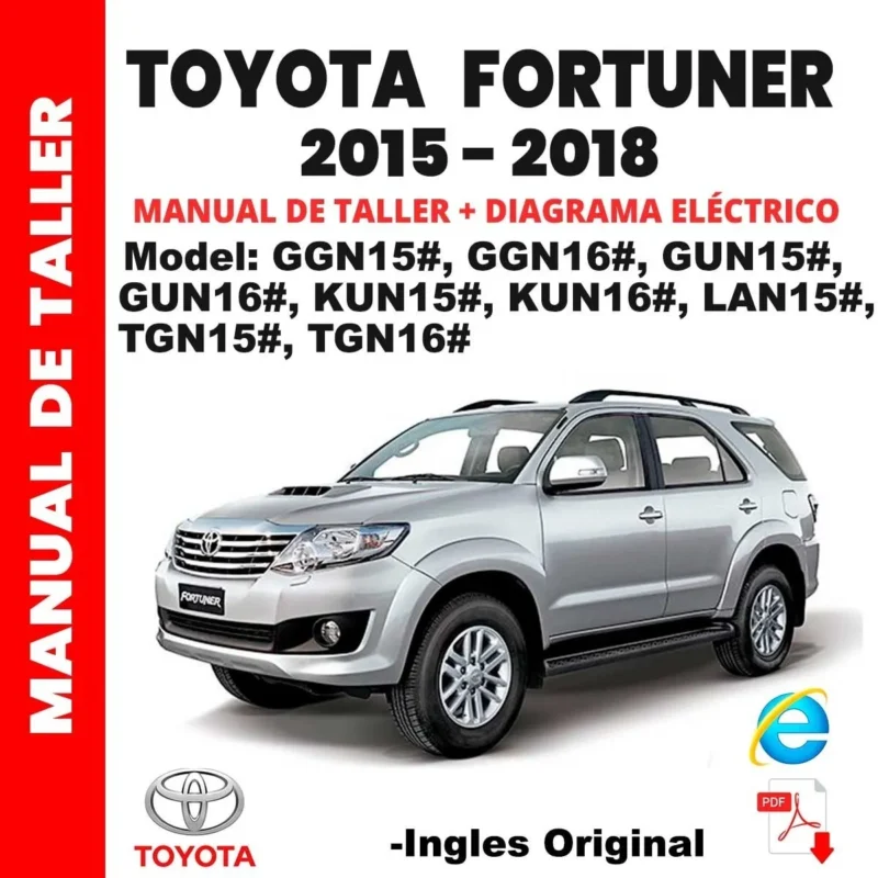 manual de taller toyota fortuner 2015