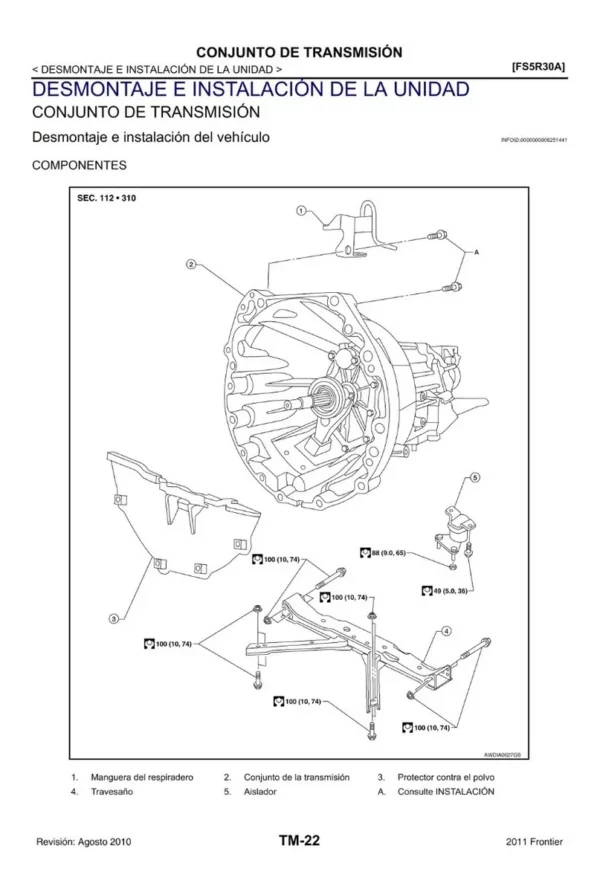 Manual Taller y Diagramas Nissan Navara D40 2005 al 2015 - Imagen 3