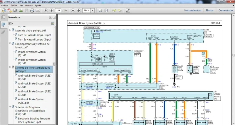 diagramas electricos hyundai elantra 1.8 2.0