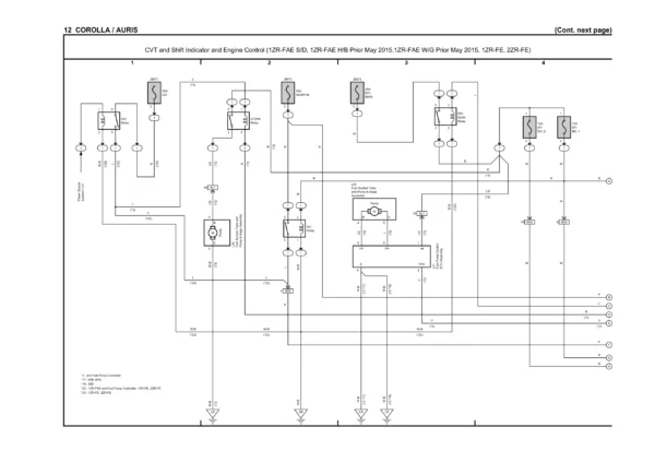 Diagrama electrico toyota auris