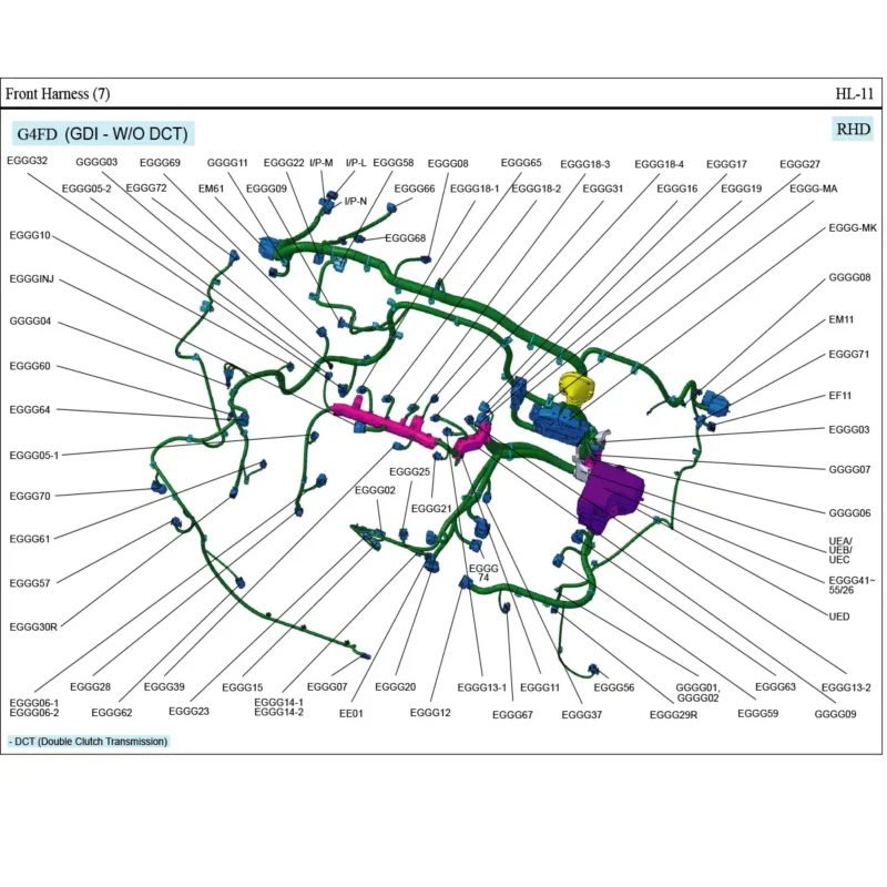 Diagrama electrico hyundai Veloster 2013 2014