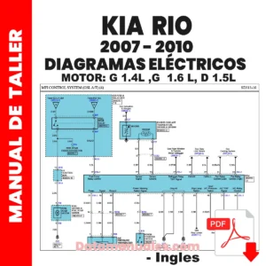 Diagrama eléctrico kia rio 2007, 2008, 2009, 2010