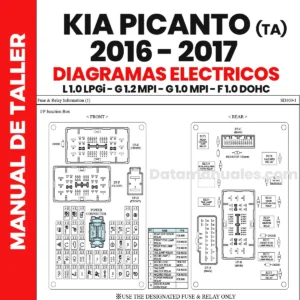 Diagramas Eléctricos Kia Picanto 2016-2017 Motores 1.0L y 1.2L