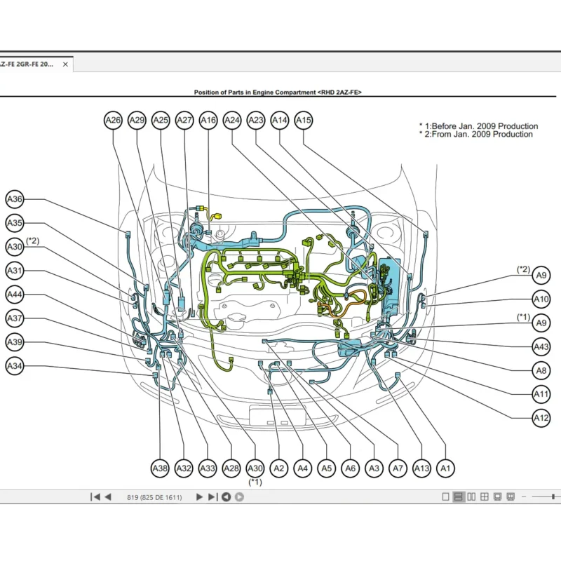 Diagramas Eléctricos toyota camry 2006 2007 2008 2009