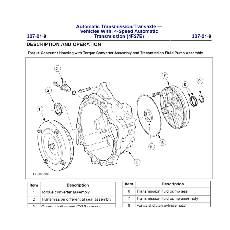 manual de taller ford focus 2007 1.8L