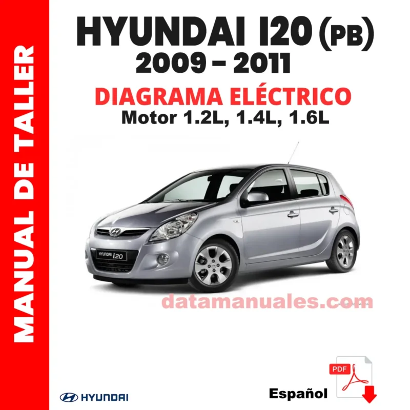 Digramas eléctricos hyundai i20 PB 2009 2010 2011