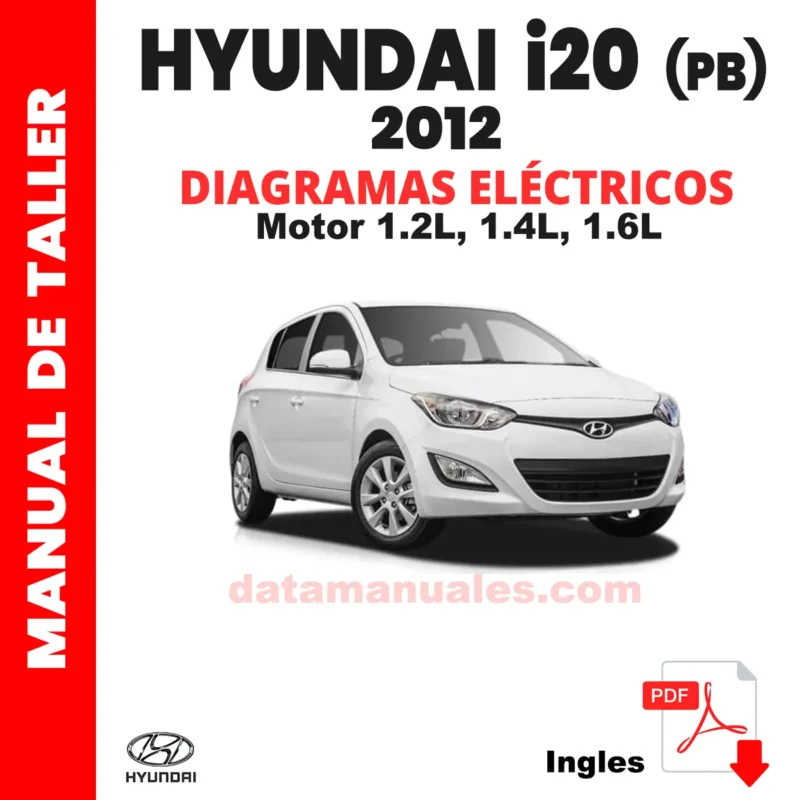 diagramas electricos hyundai i20 PB 2012 1.2L, 1.4L 1.6L