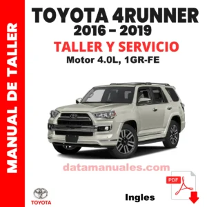 Manual de servicio y reparación de Toyota 4Runner 2016-2019