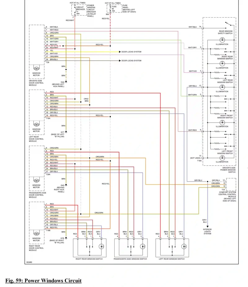 Wiring Diagrams Volskwagen JETTA 2003 GLI 1.8 1.9 2.0 2.8l