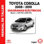 Diagramas eléctricos Toyota Corolla 2008 2010 1ZZ-FE y 3ZR-FE