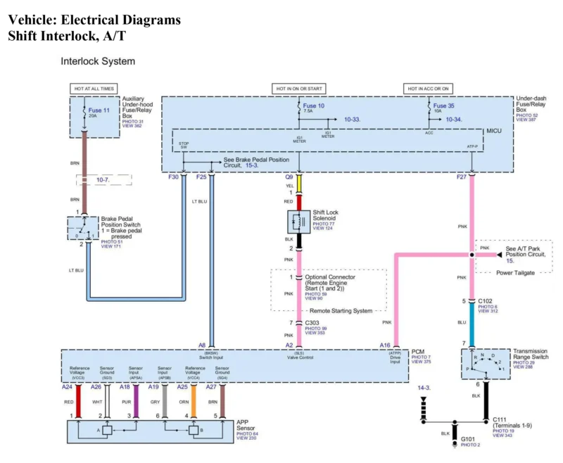 Diagramas Eléctricos Honda Pilot 4WD 2012 v6