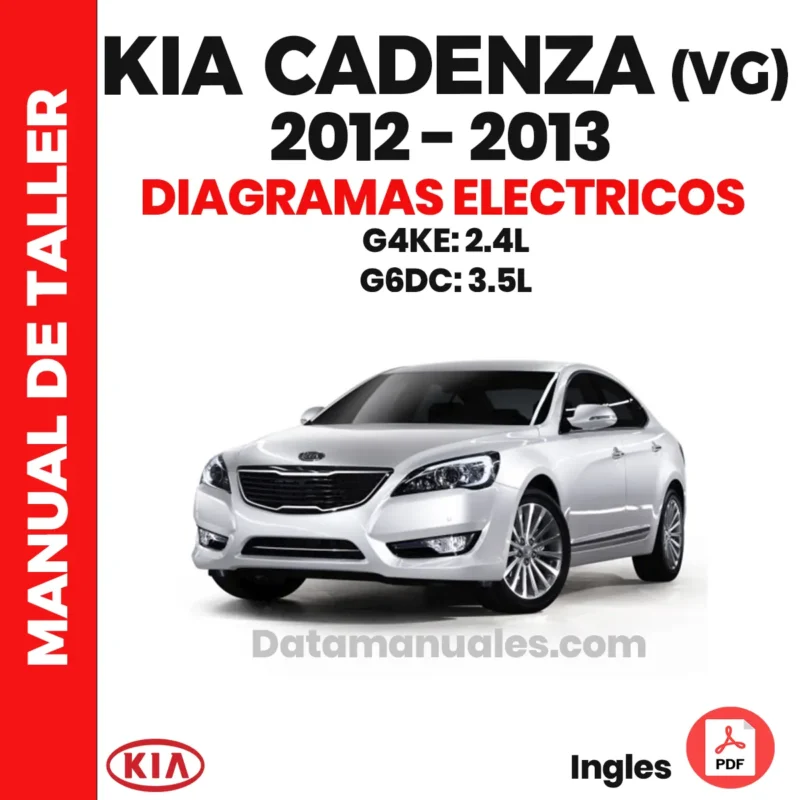 diagrama eléctrico Kia Cadenza, Kia Cadenza 2012, Kia Cadenza 2013, motores G4KE 2.4L, G6DC 3.5L, manual eléctrico Kia Cadenza, sistema eléctrico, esquema eléctrico Cadenza