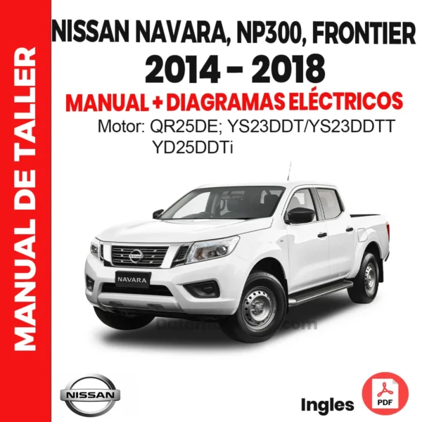 Manual de Taller y Diagramas Eléctricos Nissan Navara D23