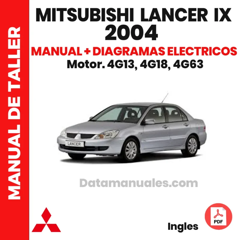 Manual de Taller y Diagramas Mitsubishi Lancer IX 2004 4G1