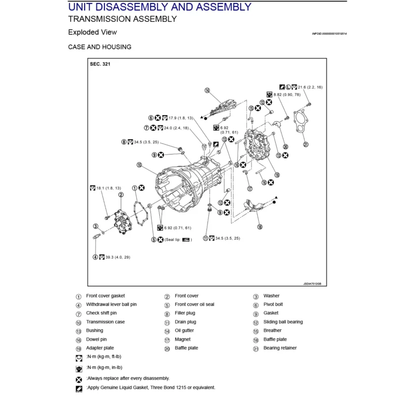 Manual de taller de fábrica del Nissan Navara D23 2014