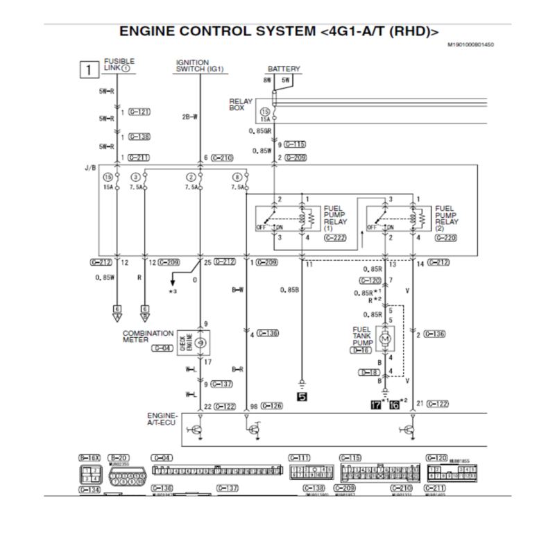 manual de Diagramas electricos Mitsubishi Lancer IX 2004 4G6