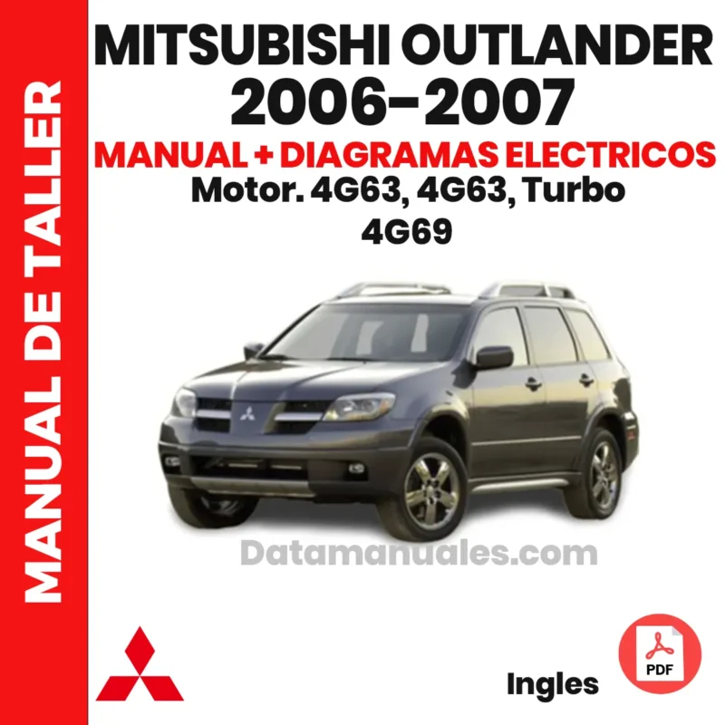 manual de taller Mitsubishi Outlander 2006-2007 Motores 4G63 2.0L y 4G69 2.4L