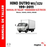 Manual de Taller y diagramas Hino Dutro WU XZU (1999-2011)