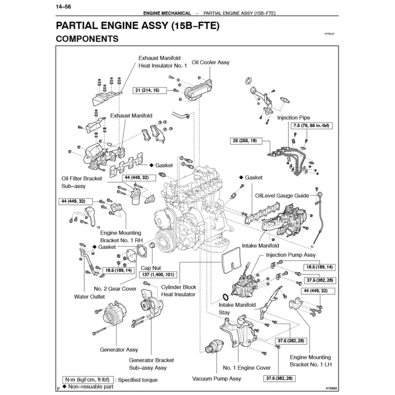 Manual de Taller y diagramas Hino Dutro WU XZU (1999-2011) MOTOR