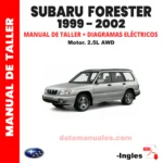 Manual de taller Diagramas Eléctricos Subaru Forester SF 1999 al 2002