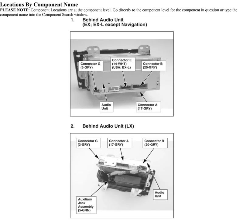 Diagrama Eléctrico Honda CR-V 2009 2.4L LX, EX