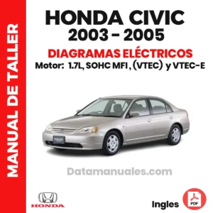 Diagramas Eléctricos HONDA CIVIC L4-1.7L SOHC 2003 - 2005