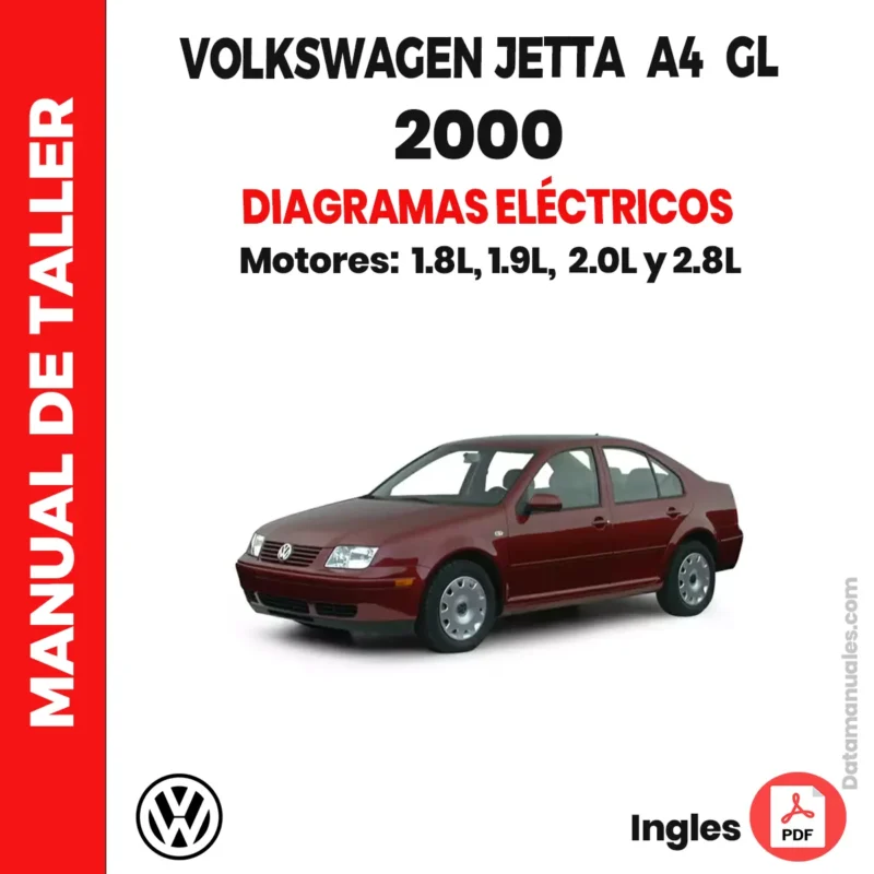 Diagramas Eléctricos Volkswagen Jetta A4 GL 2000 descargar