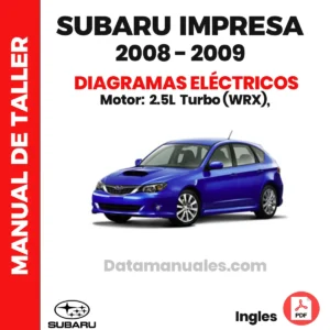 Diagramas Eléctrico Subaru Impreza 2.5L Turbo 2008-2009 WRX