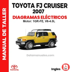 Diagramas eléctricos Toyota FJ Cruiser 2007 1GR-FE V6-4.0L