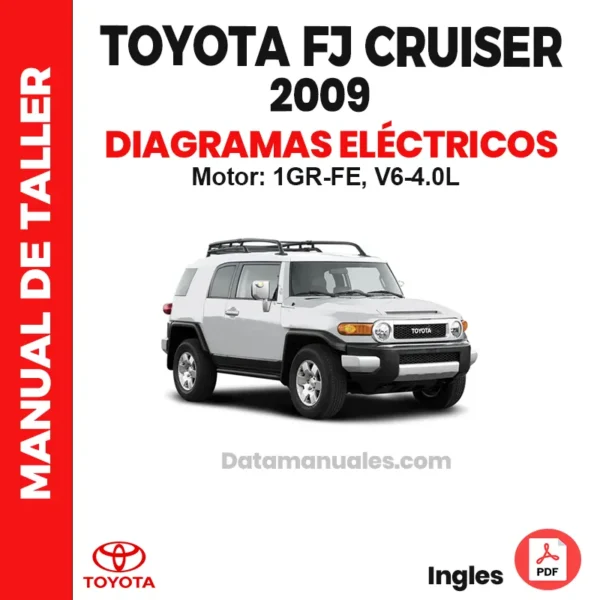 Diagramas eléctricos Toyota FJ Cruiser 2009 1GR-FE V6-4.0L, DESCARGA PDF