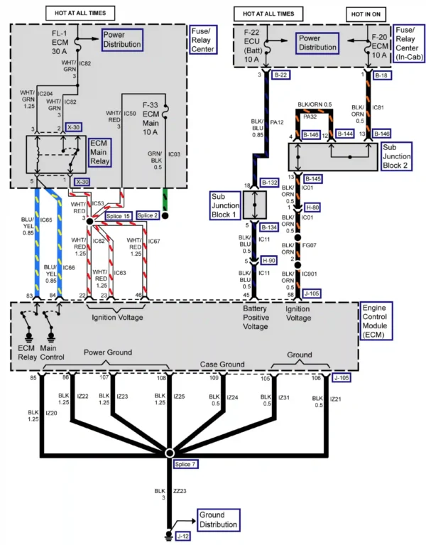Wiring DIagrams Isuzu Truck 2007 2008 2009 2010 NPR L4- 5.2L DSL Turbo (4HK1)_opt