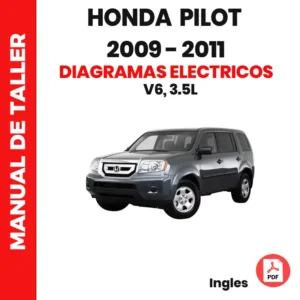 Diagramas Eléctricos Honda Pilot 4WD V6 3.5L 2009 al 2011 descargar PDF