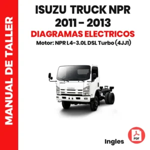 Diagramas Eléctricos Isuzu Truck NPR L4-3.0L DSL Turbo (4JJ1) 2011 2012 2013