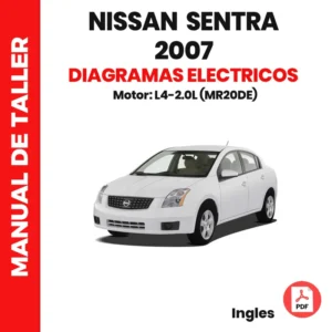 Diagramas Eléctricos Nissan Sentra 2.0L 2007 motor L4-2.0L (MR20DE)