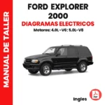 Diagramas eléctricos Ford Explorer 2000 motor 4.0L 5.0L, cableado electrico