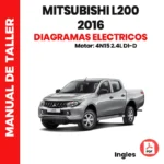 Diagramas de cableado eléctrico del Mitsubishi L200 2016