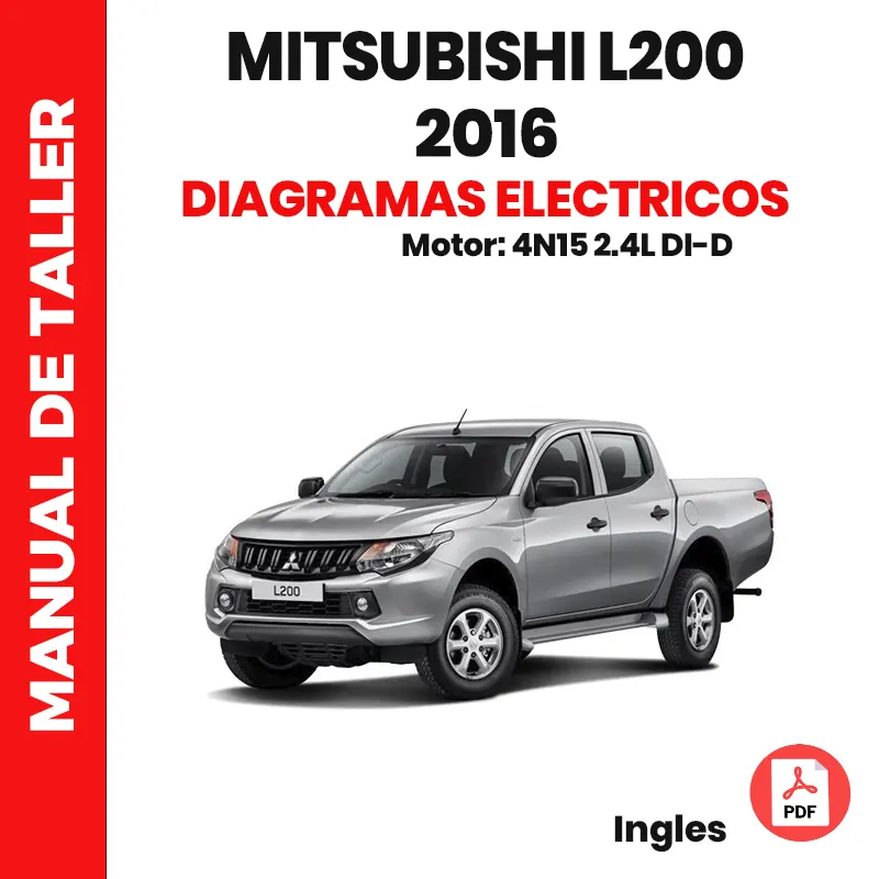 Diagramas de cableado eléctrico del Mitsubishi L200 2016