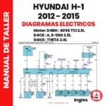 Diagramas Eléctricos Hyundai H1 (TQ) 2012 - 2015 motores - D4BH, D4CB, G4KG