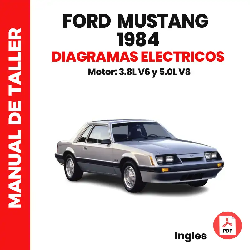 diagramas eléctricos Ford Mustang 1984 PDF