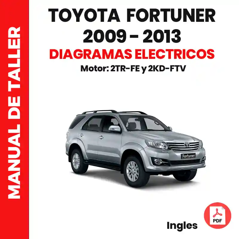 Diagramas Eléctricos Toyota Fortuner 2009 2013 PDF