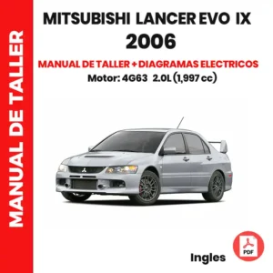 Manual Mitsubishi Lancer Evolution IX 2006 Workshop Manual