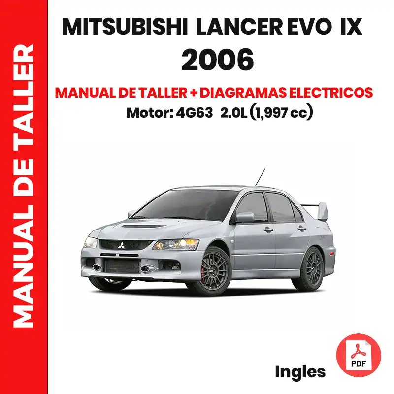 Manual Mitsubishi Lancer Evolution IX 2006 Workshop Manual