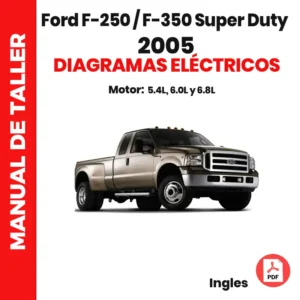 Diagramas eléctricos Ford F-250 F-350 Super Duty 2005 5.4L 6.0L 6.8L