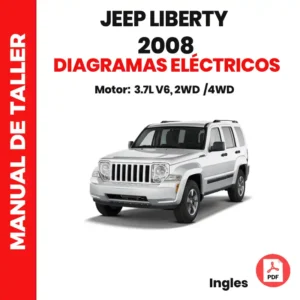 Diagramas eléctricos Jeep Liberty 2008 motor 3.7L V6 2WD 4WD