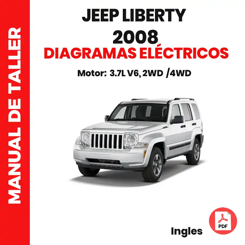 Diagramas eléctricos Jeep Liberty 2008 motor 3.7L V6 2WD 4WD